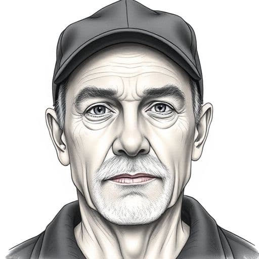 Police sketch artist working with witness to create accurate sketch